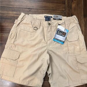 5.11 Tactical Tan Cargo Shorts Durable Outdoor Wear